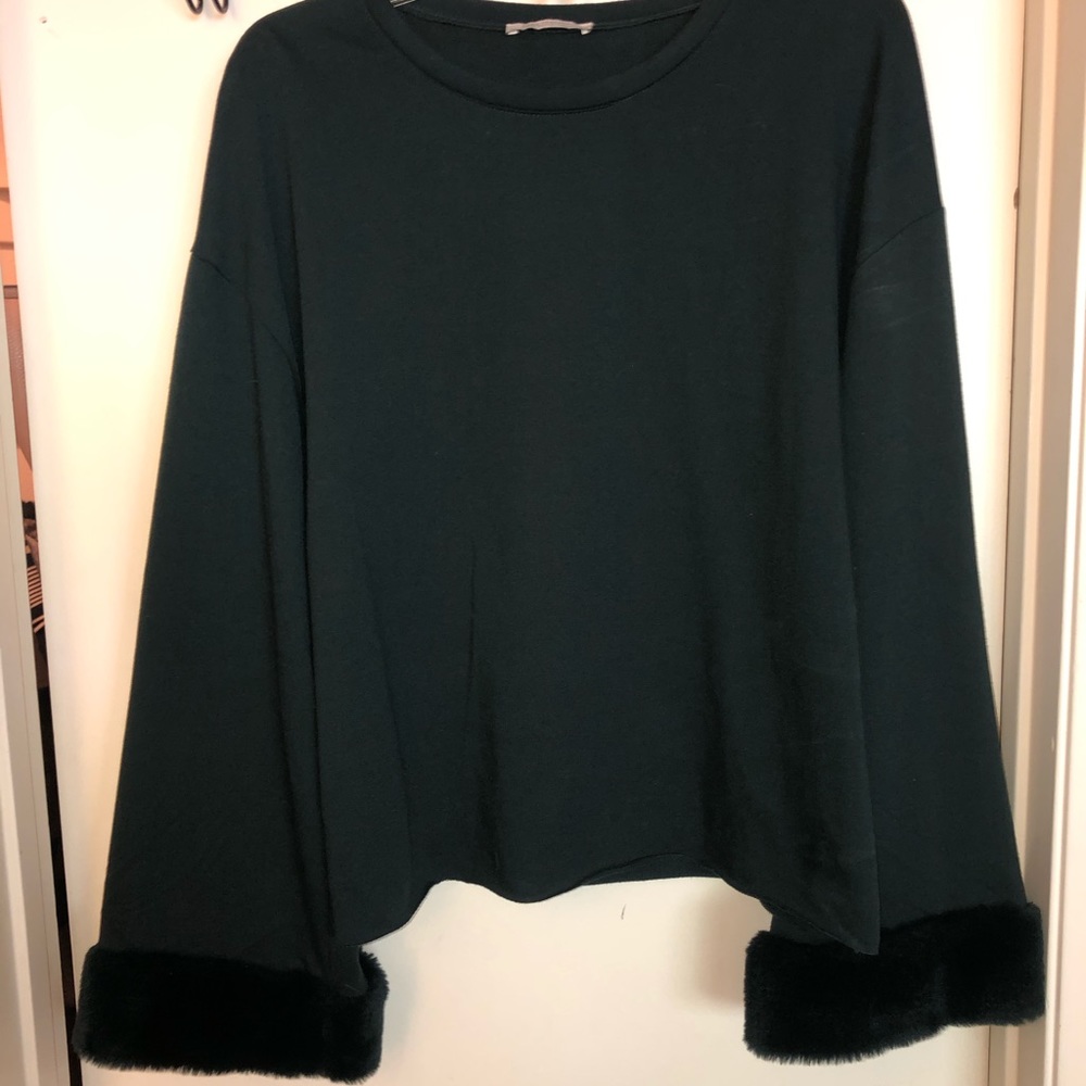 Zara dark green long sleeve